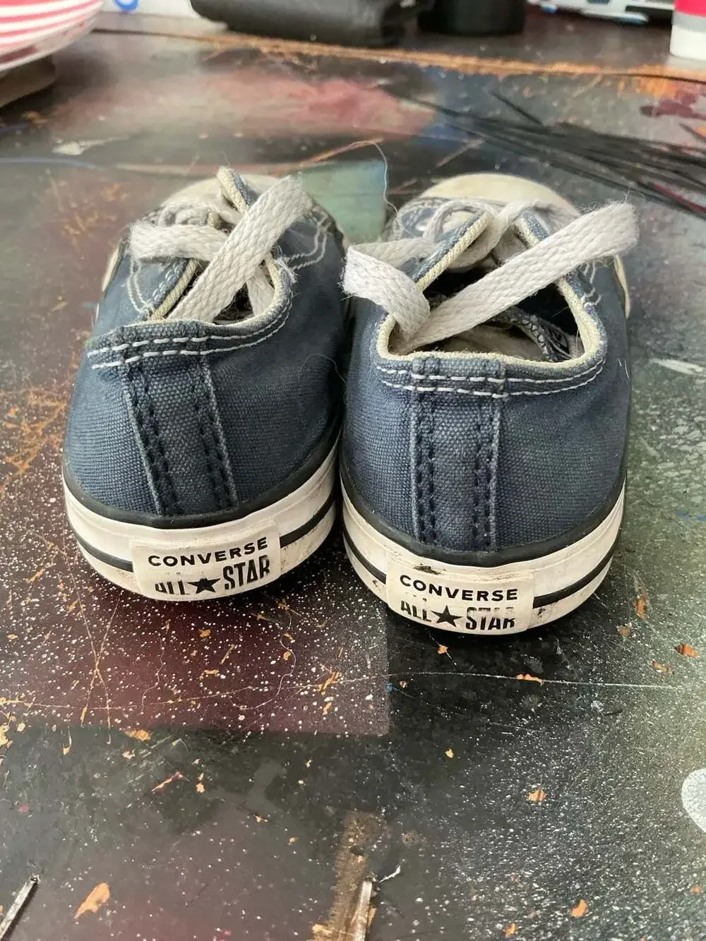 Converse Chuck Taylor All Star Low Top Navy Canvas Toddler Shoes Size 7